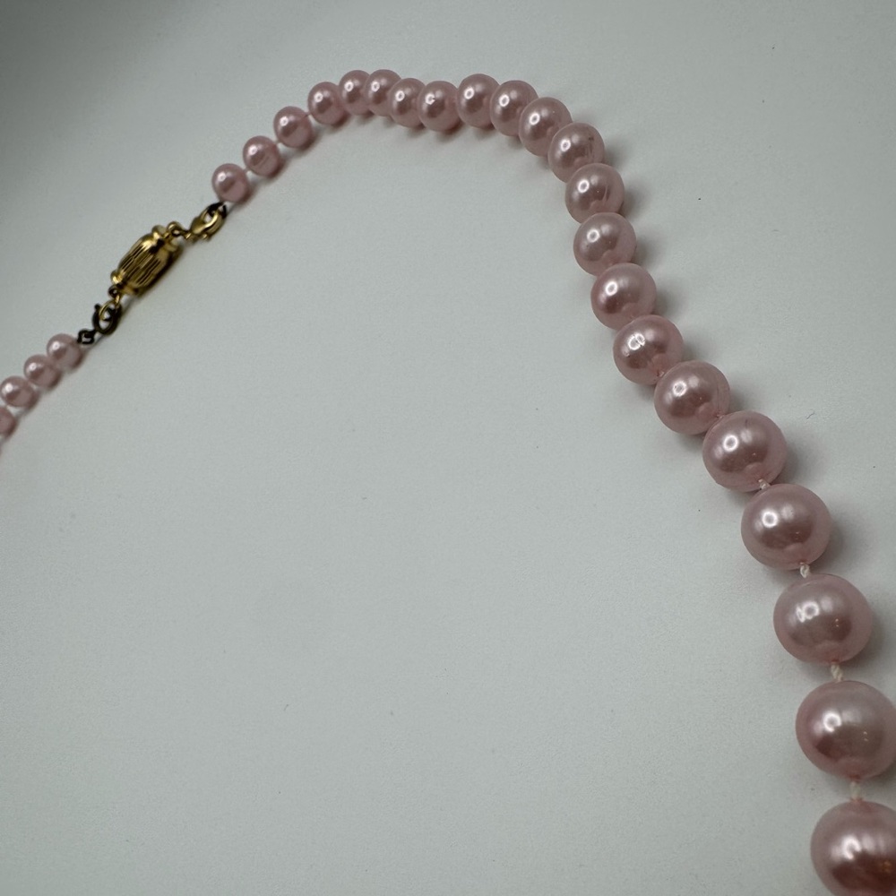 Pink Honora Pearl Necklace - Picture 4 of 4